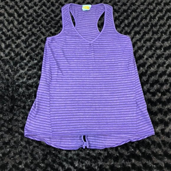 C&C California Tops - C & C California Purple Racerback Tank Top Medium
